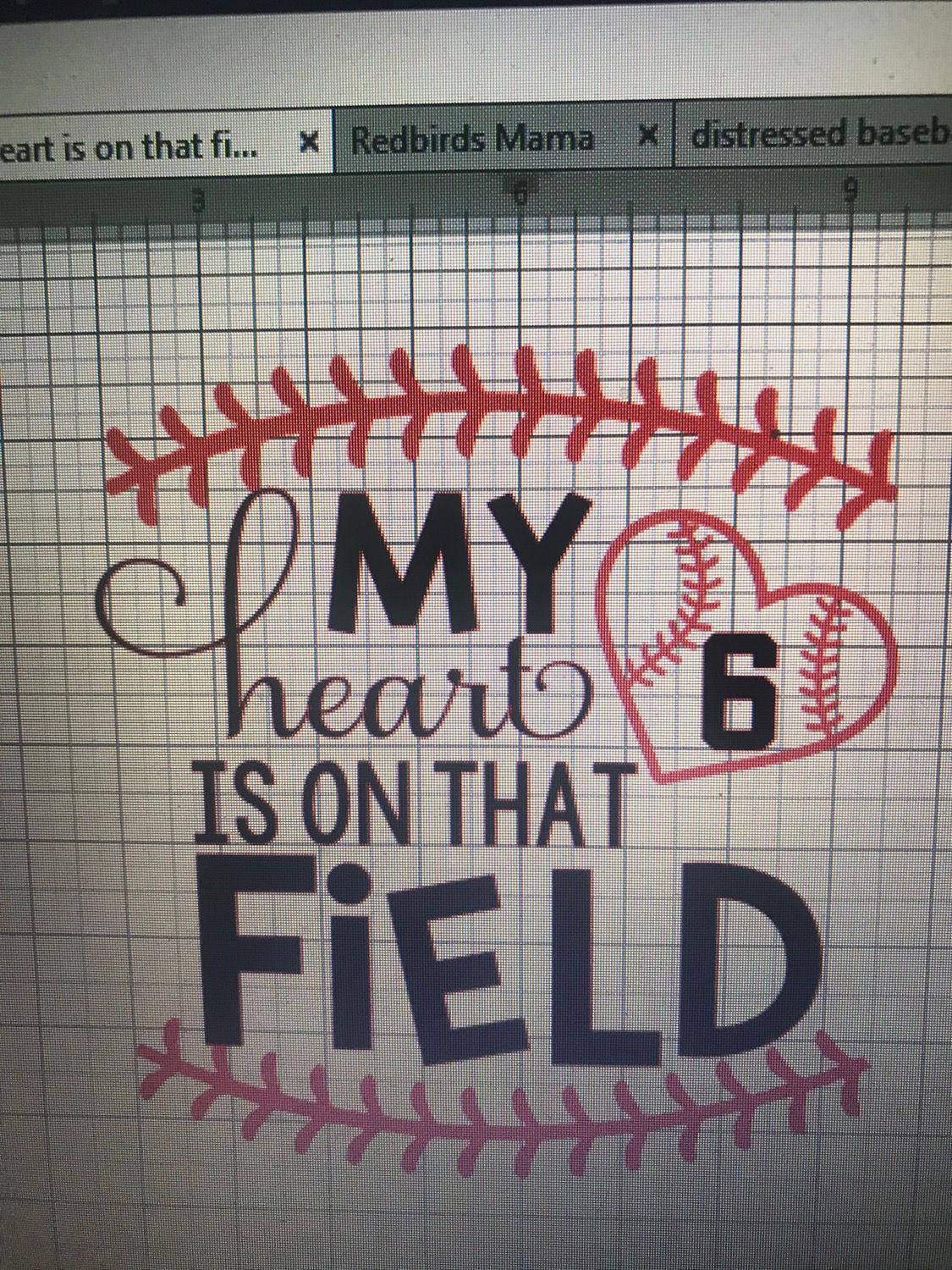 My heart is on that field