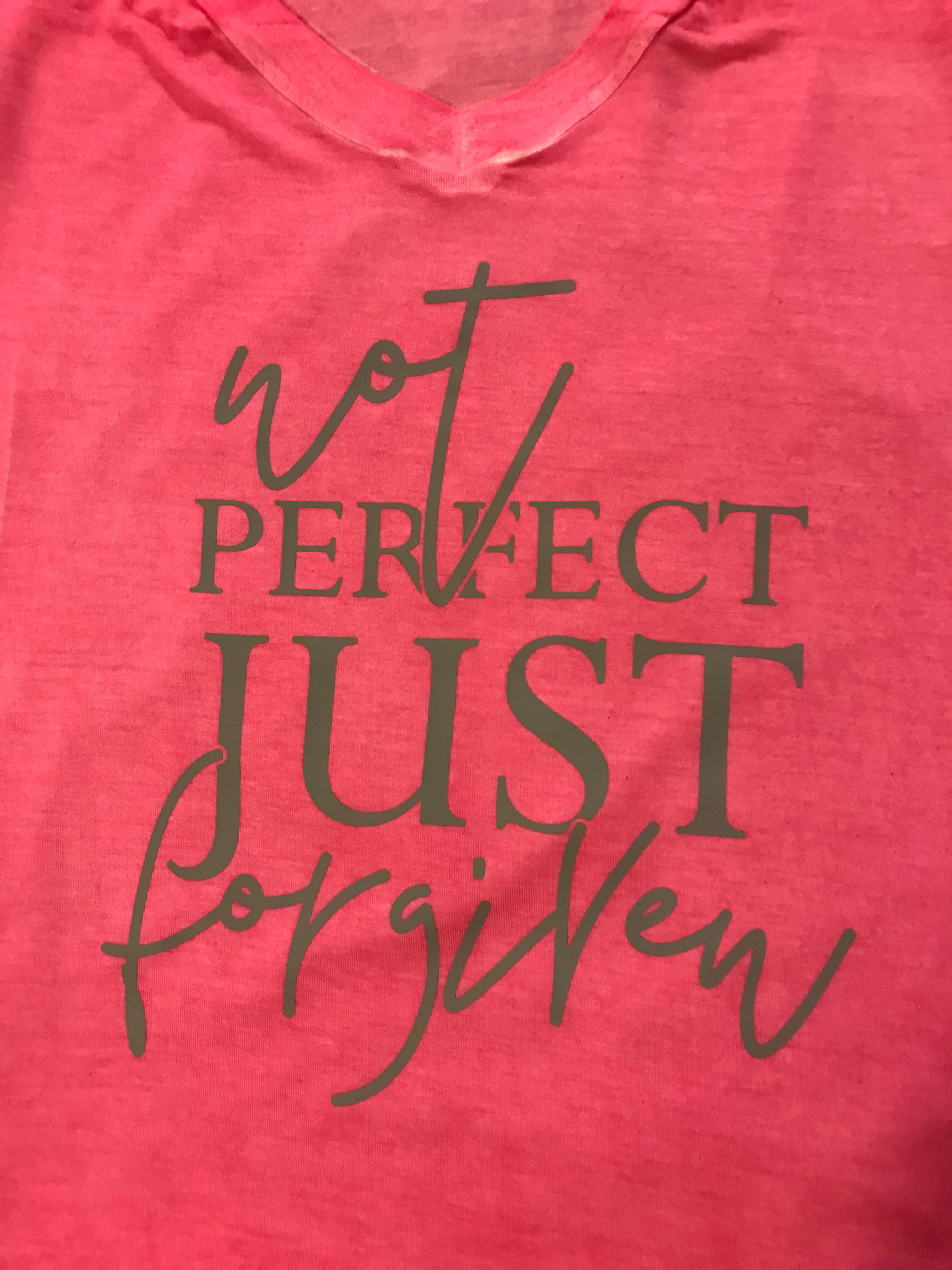 Not perfect just forgiven