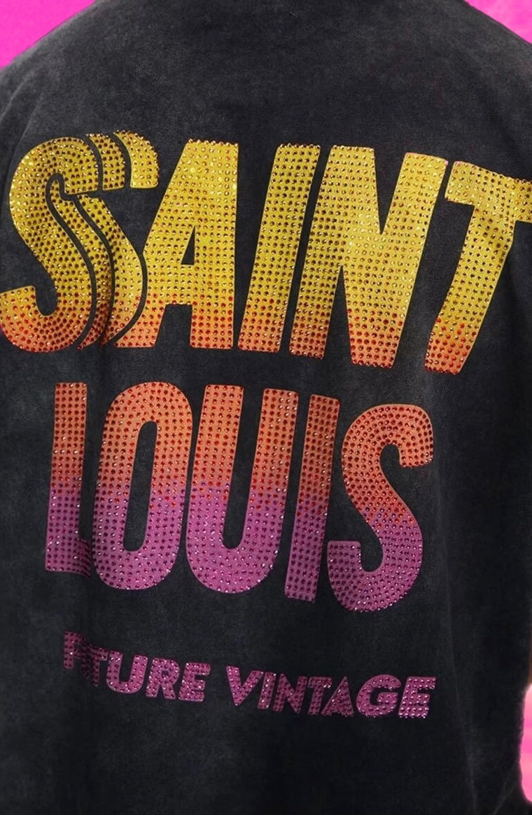 Thumbnail: King Louis XIV Custom Crystal Saint Shirt