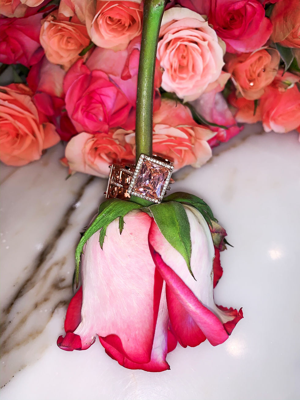 Thumbnail: Rosé All Day Square Ring
