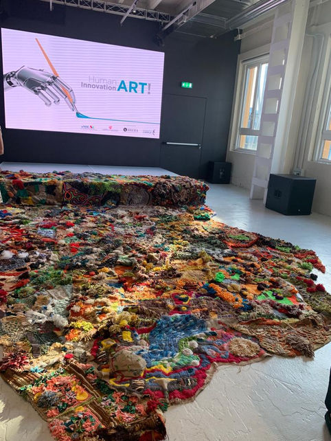 artwork in museum