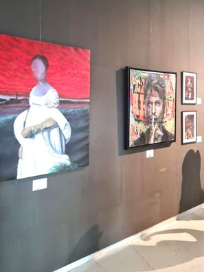 Paintings from an art show