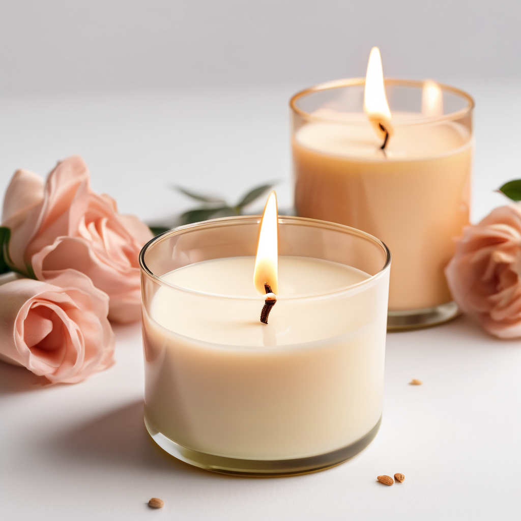 Growth — Jasmine + Peony Concrete Candle