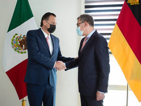 Gobernador se reúne con embajador de Alemania en México
