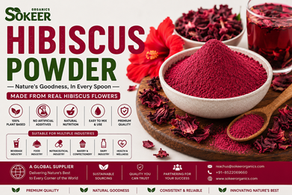 Hibiscus Powder Supplier in Canada | Sokeer Organics