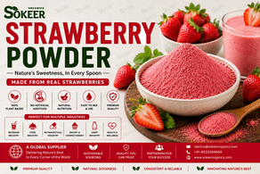 Strawberry Powder Manufacturer in Australia | Sokeer Organics