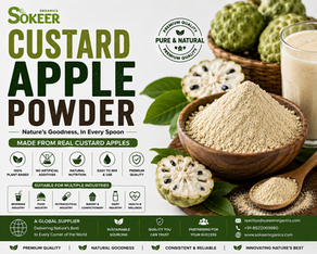 Custard Apple Powder Supplier in Australia | Sokeer Organics