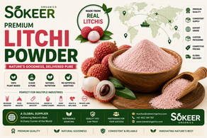 Litchi Powder Manufacturer in Australia | Sokeer Organics