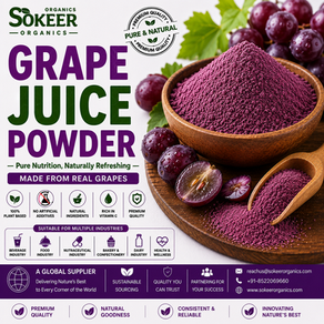 Grape Juice Powder Manufacturers in Canada | Sokeer Organics