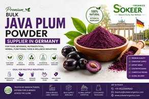 Bulk Java Plum Powder Supplier in Germany | Sokeer Organics