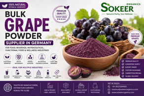 Bulk Grape Powder Supplier in Germany | Sokeer Organics