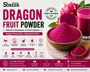 Dragon Fruit Powder Manufacturer in Australia | Sokeer Organics