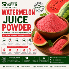 Watermelon Juice Powder Suppliers in Canada | Sokeer Organics