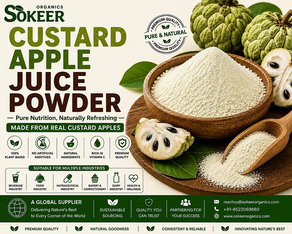 Custard Apple Juice Powder Manufacturers in Canada | Sokeer Organics