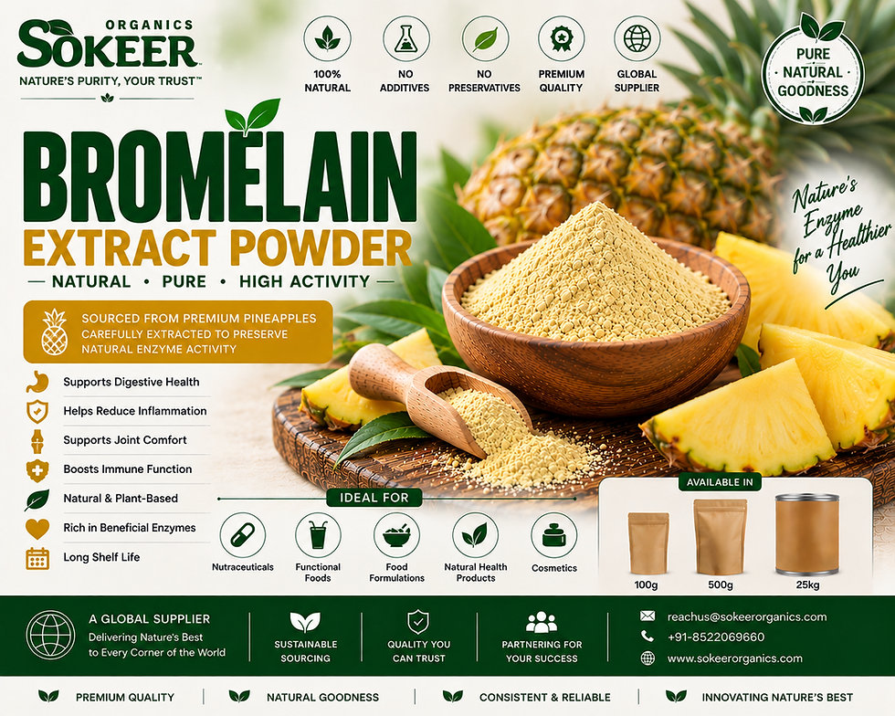 Bromelain Extract Powder Suppliers in Singapore