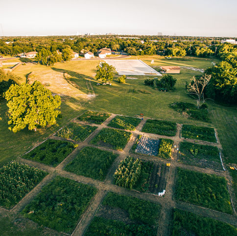 Aerial picture of the Beason Street property