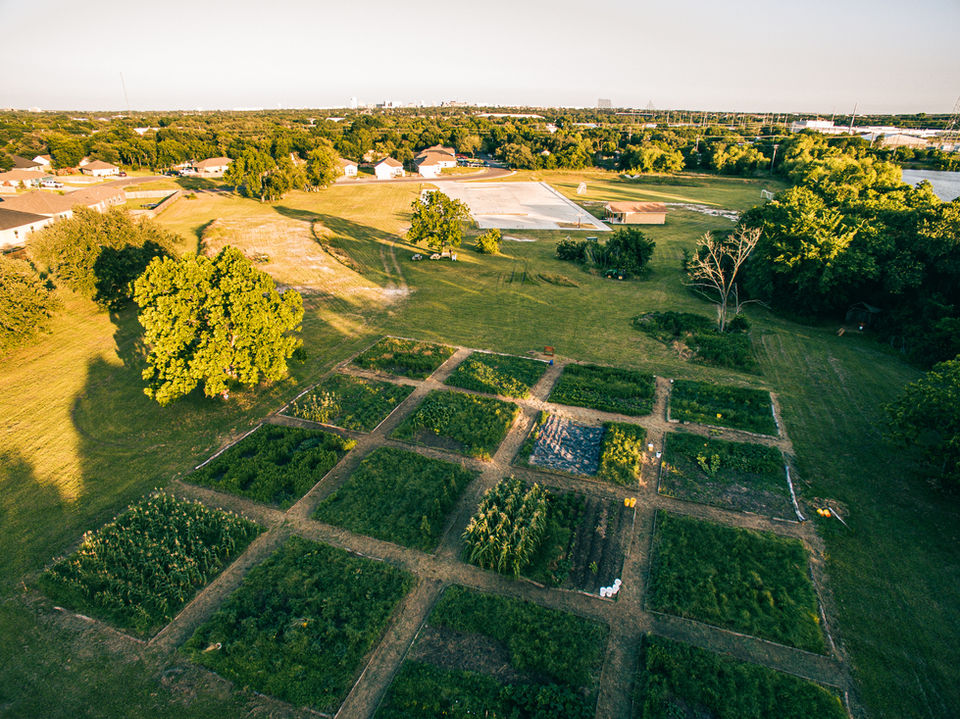Aerial picture of the Beason Street property