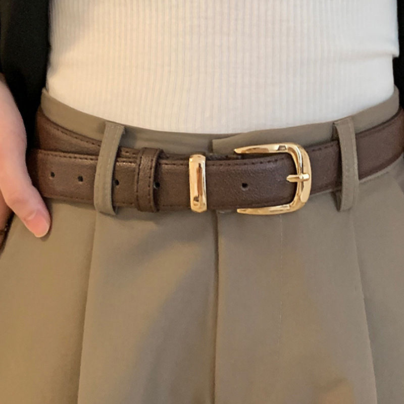 Thumbnail: Fashion Women's Belts Black Straps for Women Casual Belt Female Women's Trousers