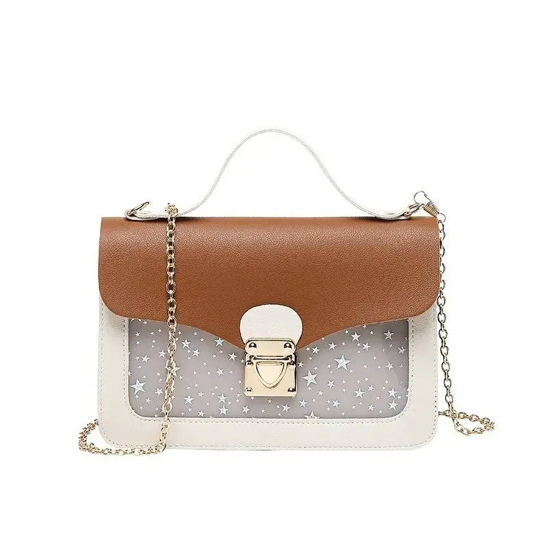 Thumbnail: Fashion Summer Small Square Crossbody Bag for Women Korean Style Sequin Star Pri
