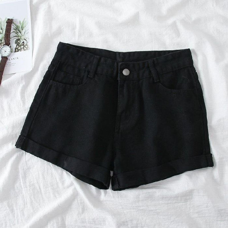 Thumbnail: Summer Female Classic Korean Thin Jeans Women Fashion High Waist Short Pants Hot