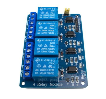 Thumbnail: 4 Channel 5V 10A Relay module (Made in India)