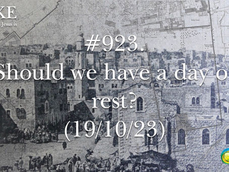 #923. Should we have a day of rest? (19/10/23)