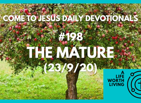 #198 – THE MATURE (23/9/20)