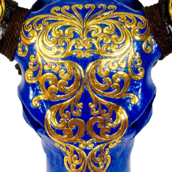Miniaturbild: Oriental in Blau-Gold