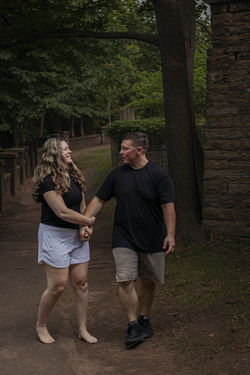 Engagement Photos - Secret Proposal Session - Ausable Chasm NY 037