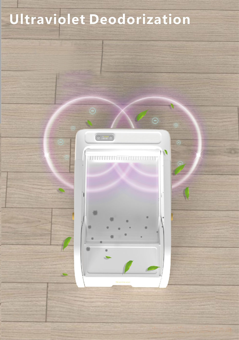 Thumbnail: Automatic Smart Cat Litter Box Electric Self Cleaning Semi Closed Pet Kitty Pott