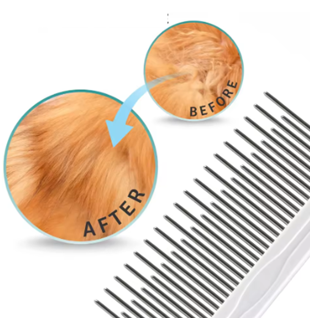 Thumbnail: Pet Grooming Needle Comb for Cleaning Fur (Single Piece)