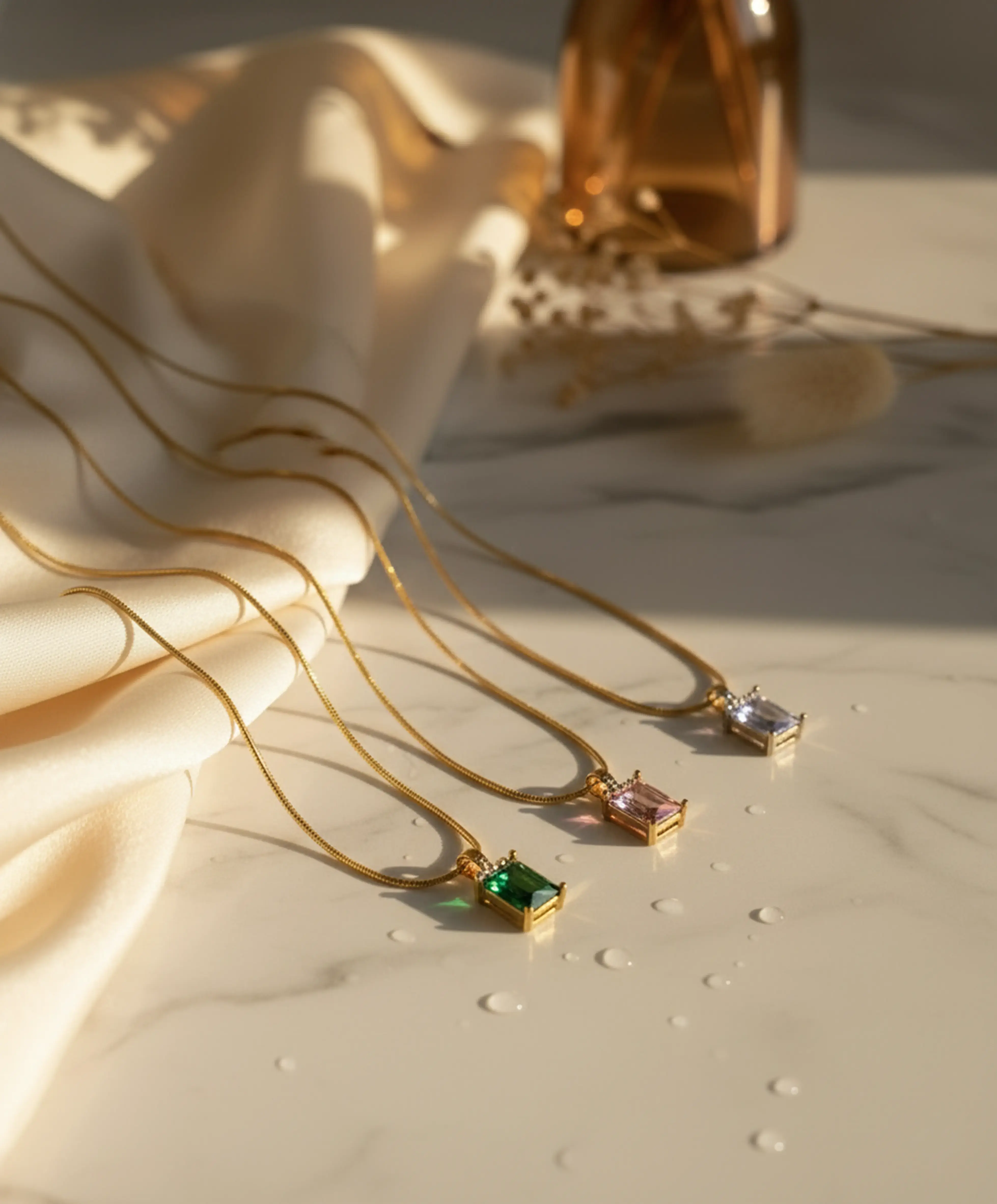 celestial stone necklace