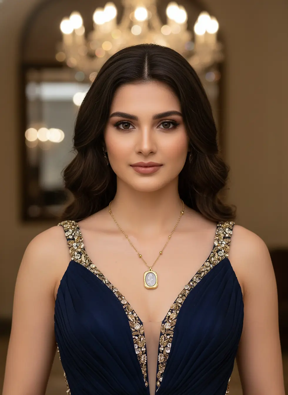 Thumbnail: Eternal rose gift box with necklace