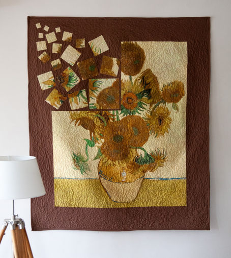 Van Gogh Sunflowers Quilt