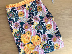 Honeycomb Bee Drawstring Bag