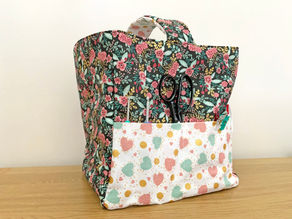 Craft Organiser Tote Bag Tutorial