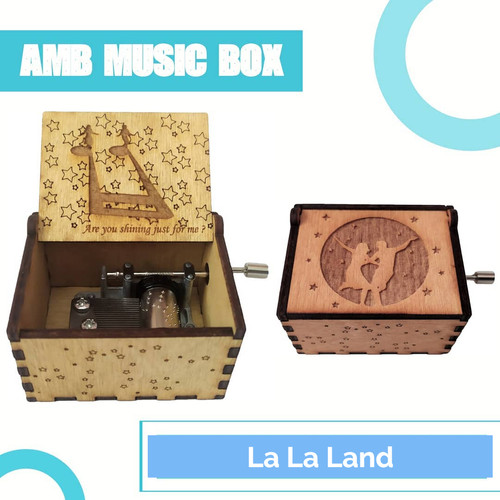 La La Land Music Box – City of Stars Wooden Romantic Collectible