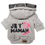 Miniature : Hoodie Je t'aime maman humaine rose