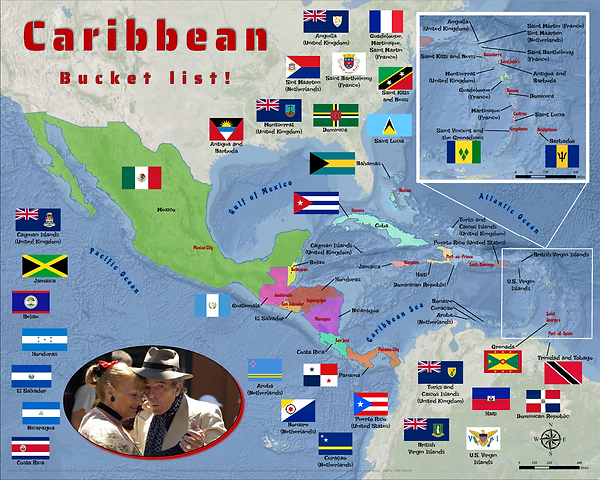 Caribbean Central America puzzle adult s