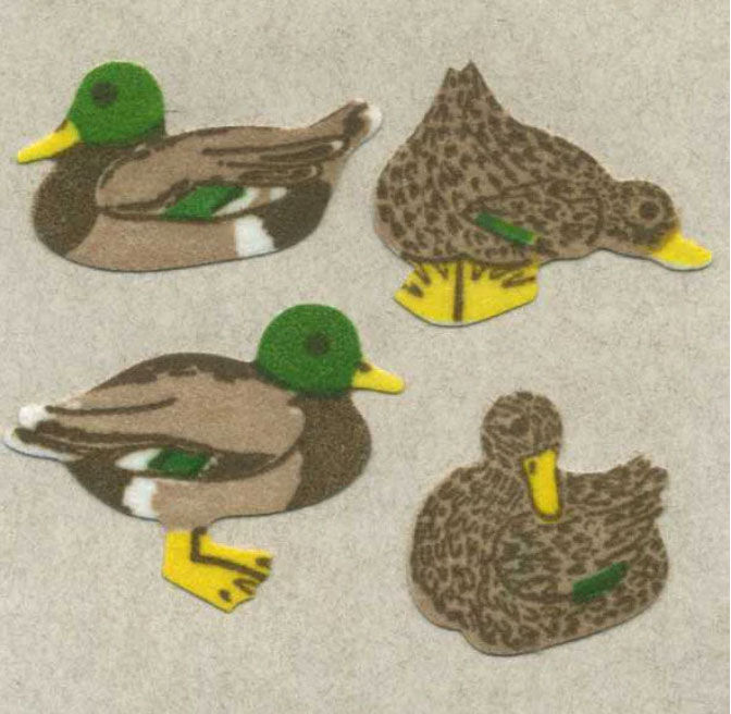 Sticker pelzig: Enten