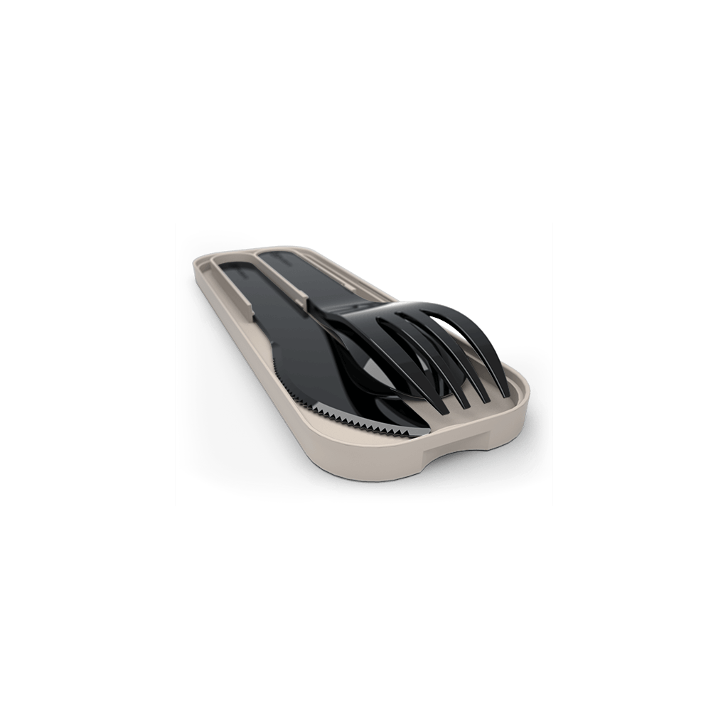 Set de couverts nomade Bio NOIR