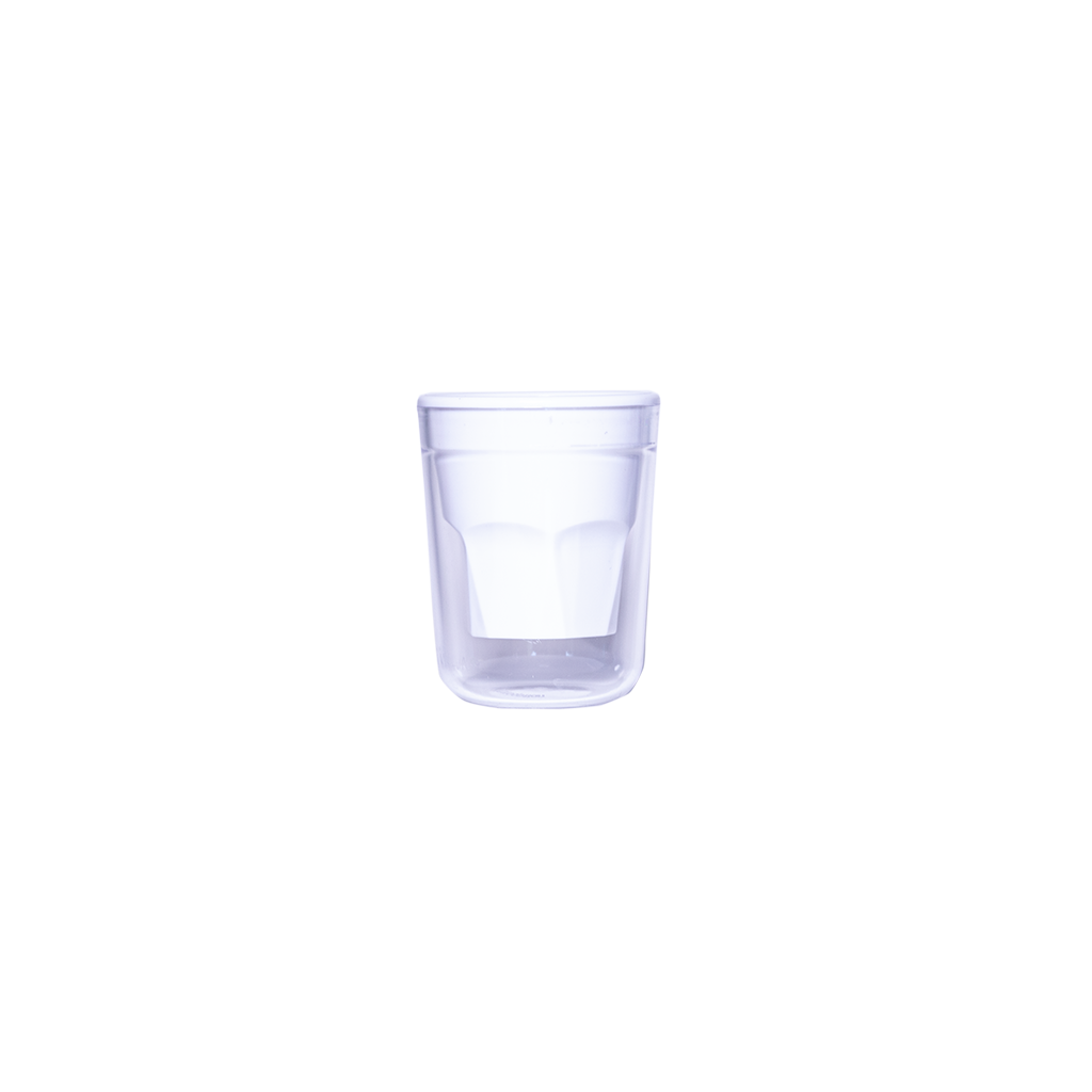 Tasse à café double wall 7cl Blanc