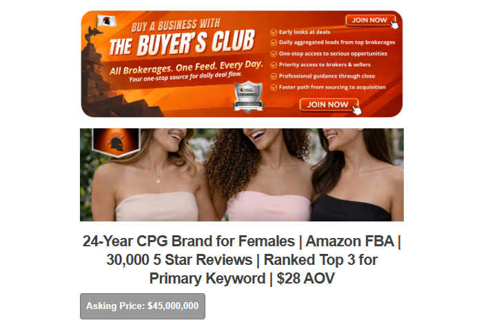 Screenshot of a Shopify brand homepage showcasing products and navigation.