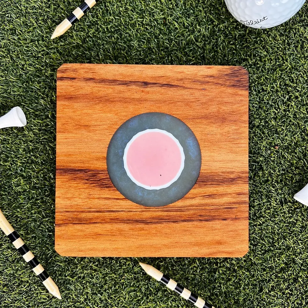 Thumbnail: Golf Ball Coasters (Set of 4) - Tigerwood