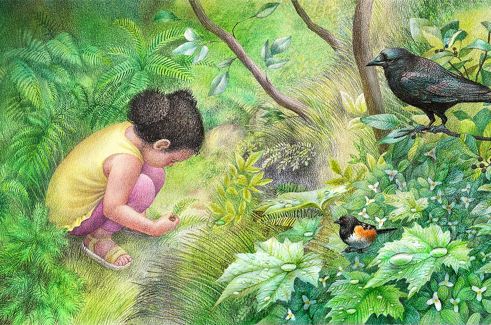 A Girl Saw a Beetle
