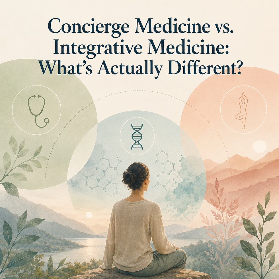 Concierge Medicine vs. Integrative Medicine: What's Actually Different?