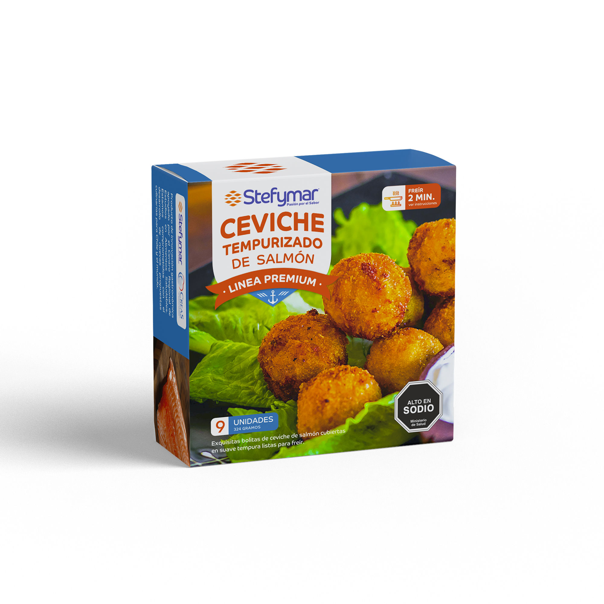 Ceviche Tempurizado de Salmón