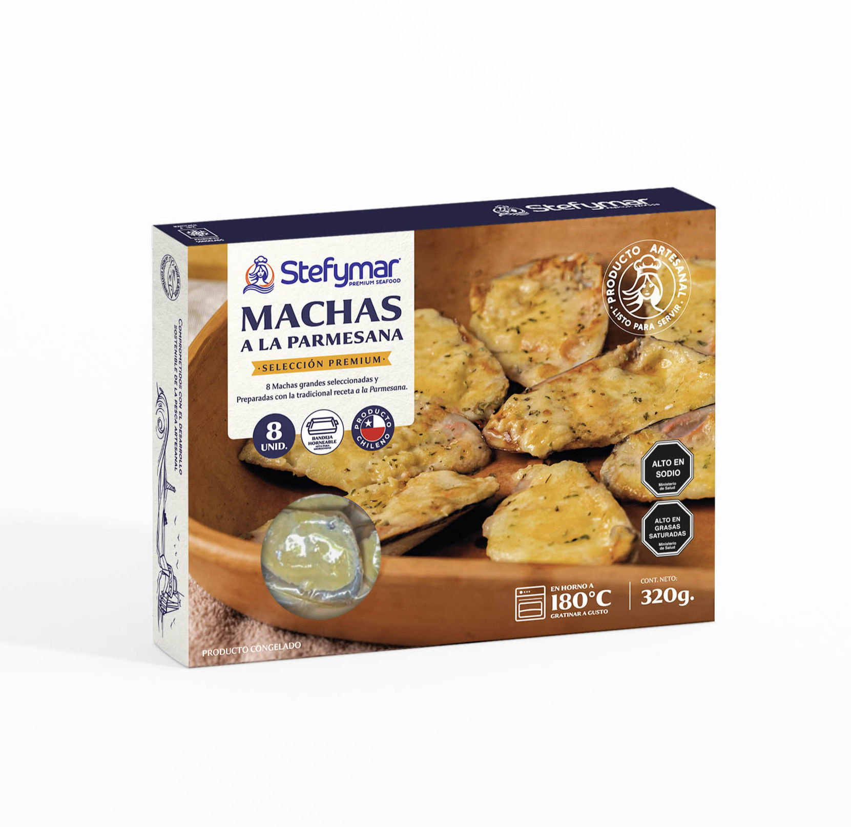 Machas a la Parmesana