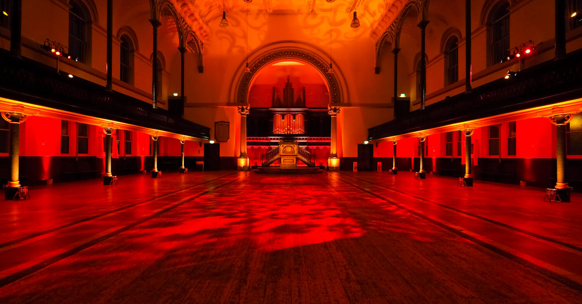 Round Chapel inside lighting