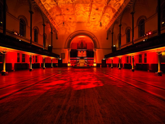 Round Chapel inside lighting option 1